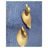 2 Brass ducks