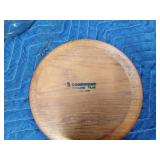 Cookie jar with genuine teakwood lid