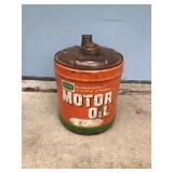 Vintage Farm-Oyl Motor Oil Metal Can