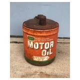 Vintage Farm-Oyl Motor Oil Metal Can