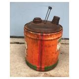 Vintage Farm-Oyl Motor Oil Metal Can