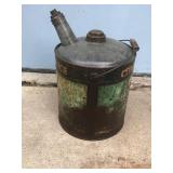 Vintage Cities Service Motor Oil Metal Can