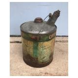 Vintage Cities Service Motor Oil Metal Can