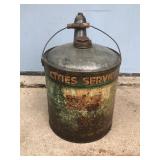 Vintage Cities Service Motor Oil Metal Can