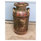 Vintage Metal Milk Can - Has Sanna Dairies Inc. etched into the side