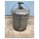 Vintage Galvanized Steel Gas Can