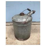 Vintage Galvanized Steel Gas Can