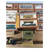 Vintage HO Scale Tyco Train Set with Extra Bachmann HO & N Power Pack - 13 Pieces Total with Paperwork