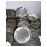 Lot of Vintage Baking Pans and More