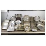 Lot of Vintage Baking Pans and More
