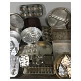 Lot of Vintage Baking Pans and More
