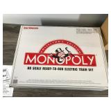 Bachmann Collector’s Edition Monopoly HO Scale Ready to Run Electric Train Set - Still Wrapped in Plastic - Never Been Opened