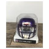 Riddell NFL Mini Minnesota Vikings Helmet Signed by Football Player #5