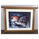 The Glow of Christmas By Ron Iverson Framed Print