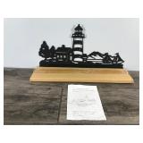 Metal Lighthouse Silhouette Shelf - Never been assembled