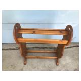 Solid Wood Quilt Rack