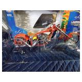 2004 American chopper series Fire Bike die cast (Made with over 75 parts)