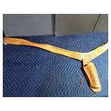 J. C. Higgins #10743 pistol/ammo holder leather belt