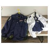 USAF Military Senior Master Sargent Dress Uniform with Pants, Shirt, Ribbons and Protective Cover