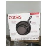 3 - Piece Cast Iron Skillet Set - Never been used