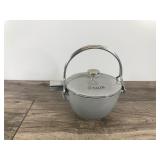 STAUB Cast Iron Tea Pot, Graphite Grey