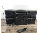 Fisher Stero with Radio-Remote-Cassette Player & 6 Disc CD Changer