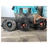 3 Makita Routers & 1 Drill
