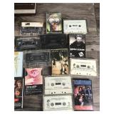 Lot of Cassette Tapes with Case