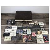 Lot of Cassette Tapes with Case