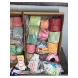 Lot of Sewing-Knitting-Craft Material  & More