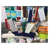 Lot of Sewing-Knitting-Craft Material  & More