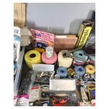 Lot of Sewing-Knitting-Craft Material  & More