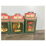 Lot of 7 Coca Cola Town Square Collectible Figurines in Original Boxes
