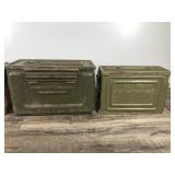 3 - Military Metal Ammo Boxes