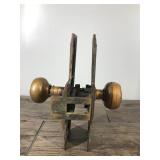 Vintage Brass Door Knob Assembly