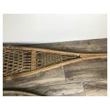 2 - Vintage Wooden Snow Shoes - Non Matching and One is Unfinished