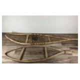 2 - Vintage Wooden Snow Shoes - Non Matching and One is Unfinished