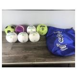 Volleyball & Soccer Balks with Transport Bag