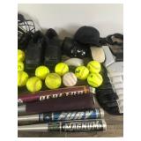 Lot of Baseball & Softball Equipment