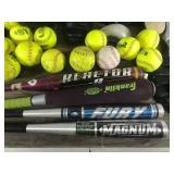 Lot of Baseball & Softball Equipment