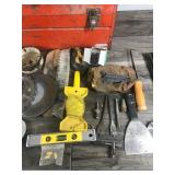 Toolbox full of tools and hardware