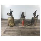 3 - Vintage Brass Blow Torches