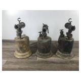 3 - Vintage Brass Blow Torches