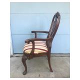 Ethan Allen Solid Wood Chair with Cushioned Seat