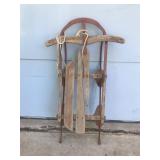 Vintage Metal Rail Sled