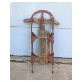 Vintage Metal Rail Sled