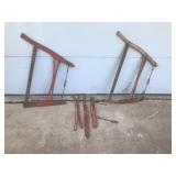 2 - Vintage Buck Bow Saws and 1 that is in Pieces