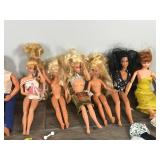 Lot of Barbie Dolls - Accessories & More