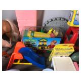 Fisher Price Toys - ERTL Big Farm Cow Accessory Set - Sesame Street Lego’s - Little Tikes & More