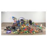 Lot of Toys - PEZ Star Wars - Teenage Mutant Ninja Turtles - Legos - Accessories & Action Figure Parts & More